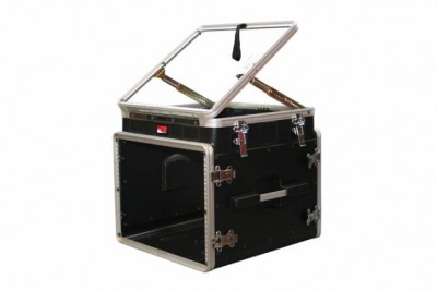 Gator GRC-10X8 PU 10U Top / 8U Front Console Audio Rack